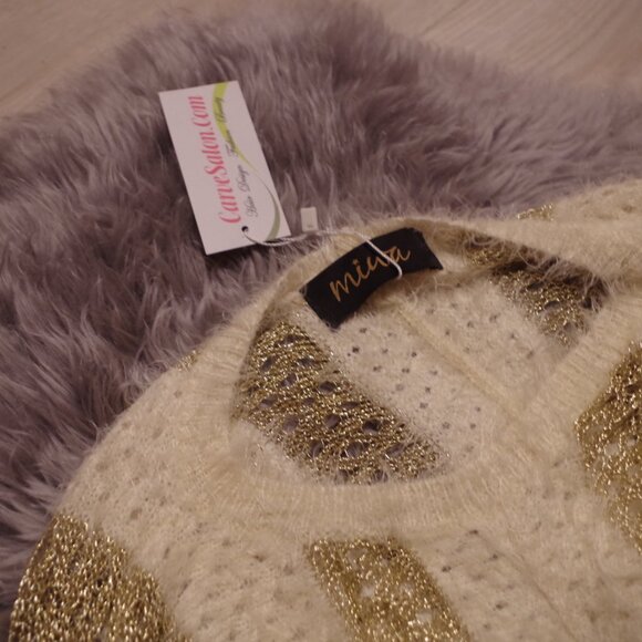 New Miwa Wool Blend Women's Sweater - Picture 4 of 5